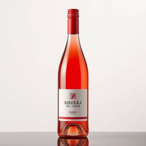 Botella de vino rosado Ribera del Duero