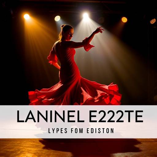 Cartel promocional de la noche de flamenco en El Rinc&radic;&ge;n Ib&radic;&copy;rico, con una bailaora en primer plano y detalles de la fecha y hora del evento.